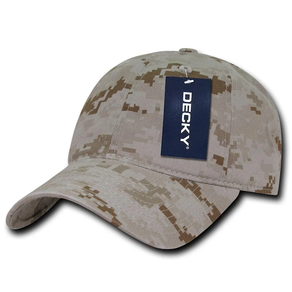 1 Dozen Decky Relaxed Cotton Camo Low Crown Dad Caps Hats Caps Wholesale