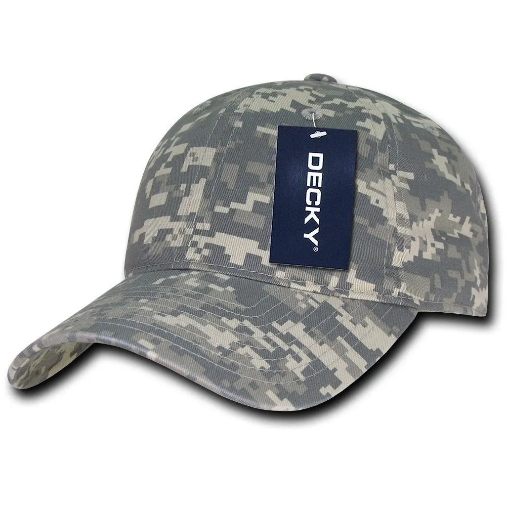 1 Dozen Decky Relaxed Cotton Camo Low Crown Dad Caps Hats Caps Wholesale