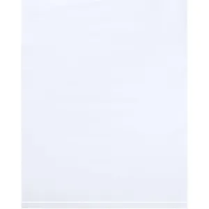 12 x 15" - 2 Mil White Flat Poly Bags