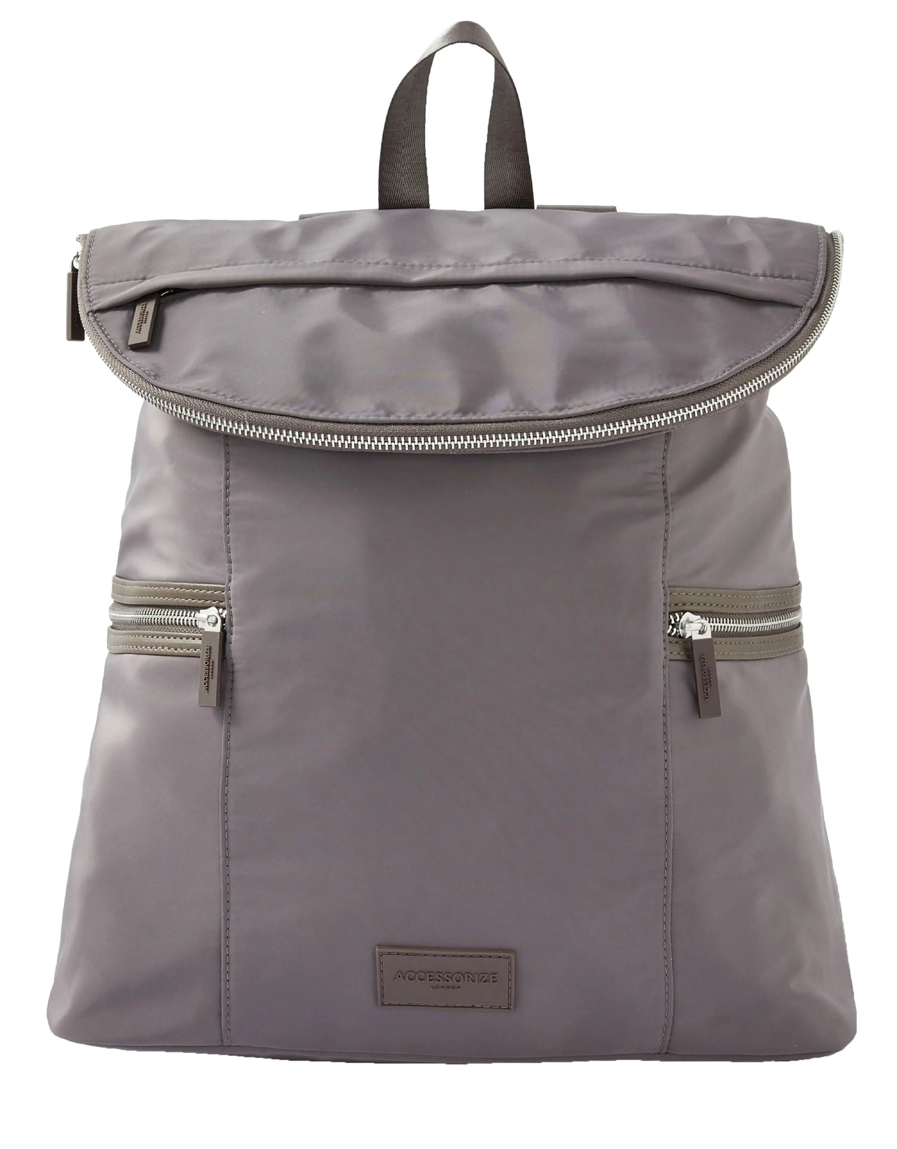 Accessorize London women's grey Gina Gym Rucksack Bag