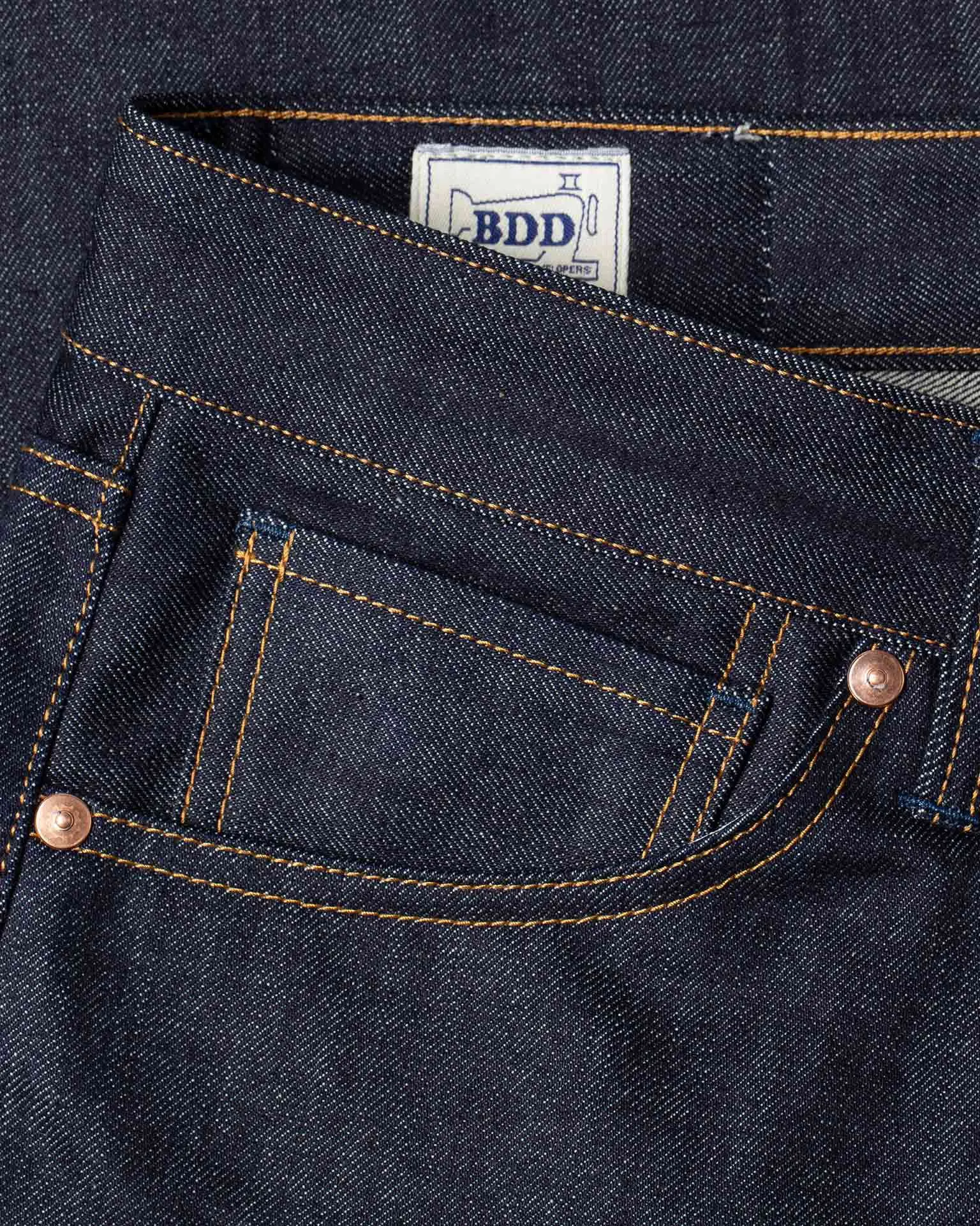 Benzak Denim Developers B-04 Relaxed Tapered Mens Jeans - Special #2 15oz Vintage Indigo Selvedge