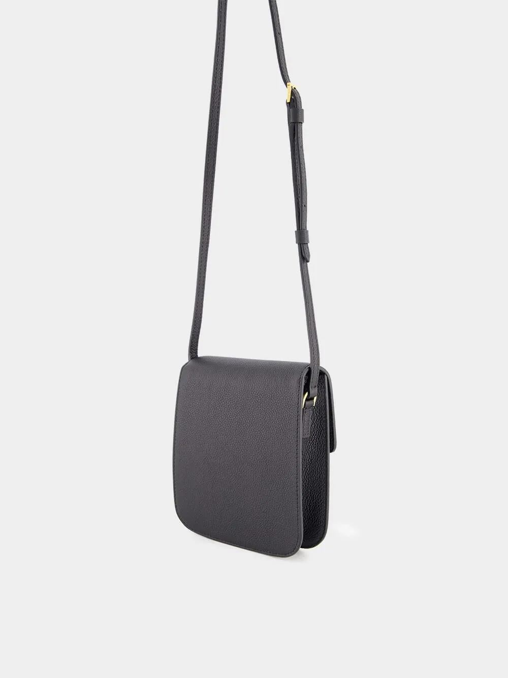 Black Grain Leather Tara Mini Bag