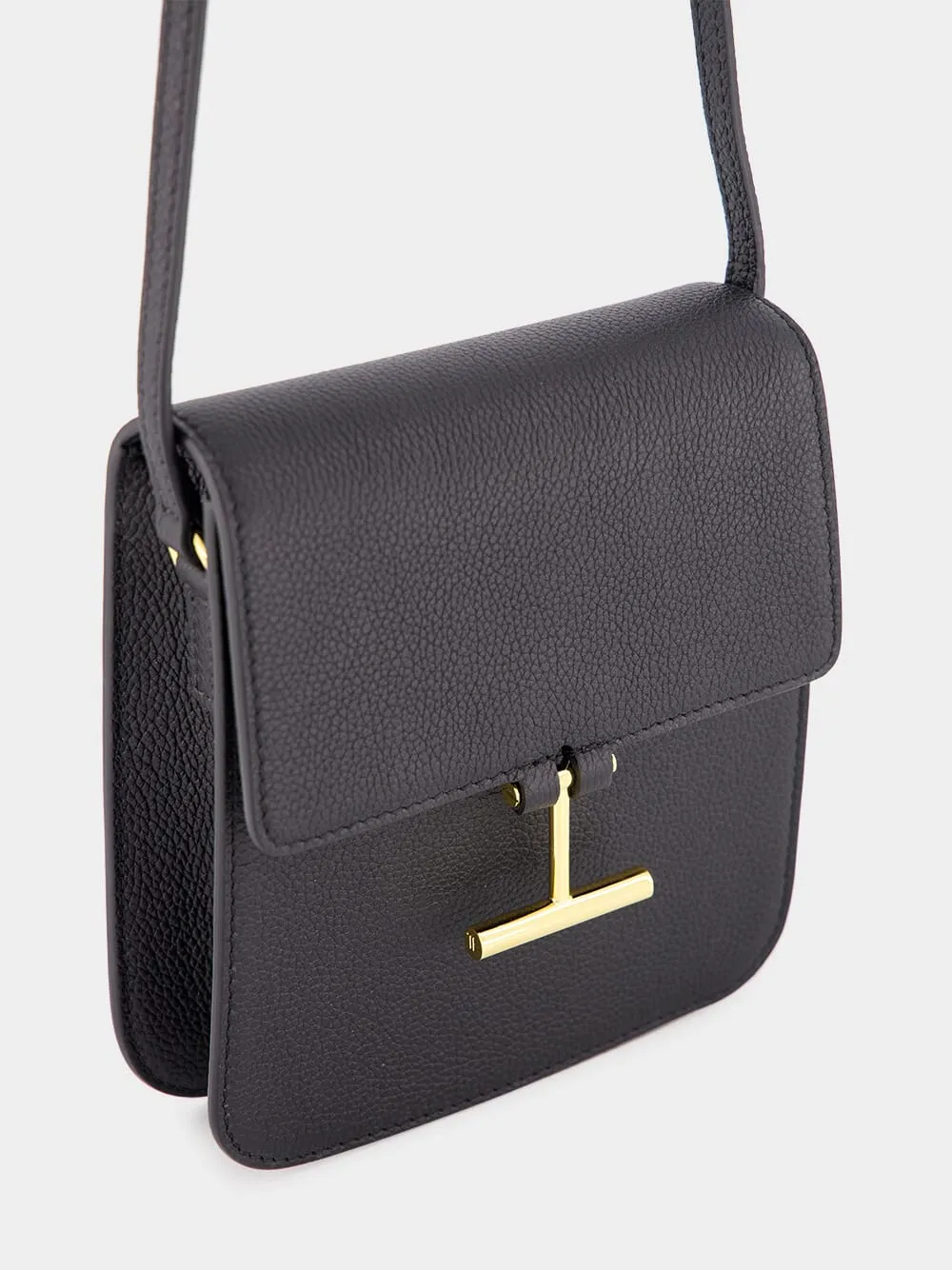 Black Grain Leather Tara Mini Bag