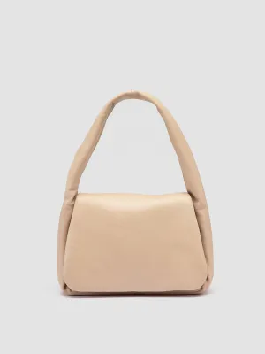 BOLINA 036 - Beige Leather Shoulder Bag