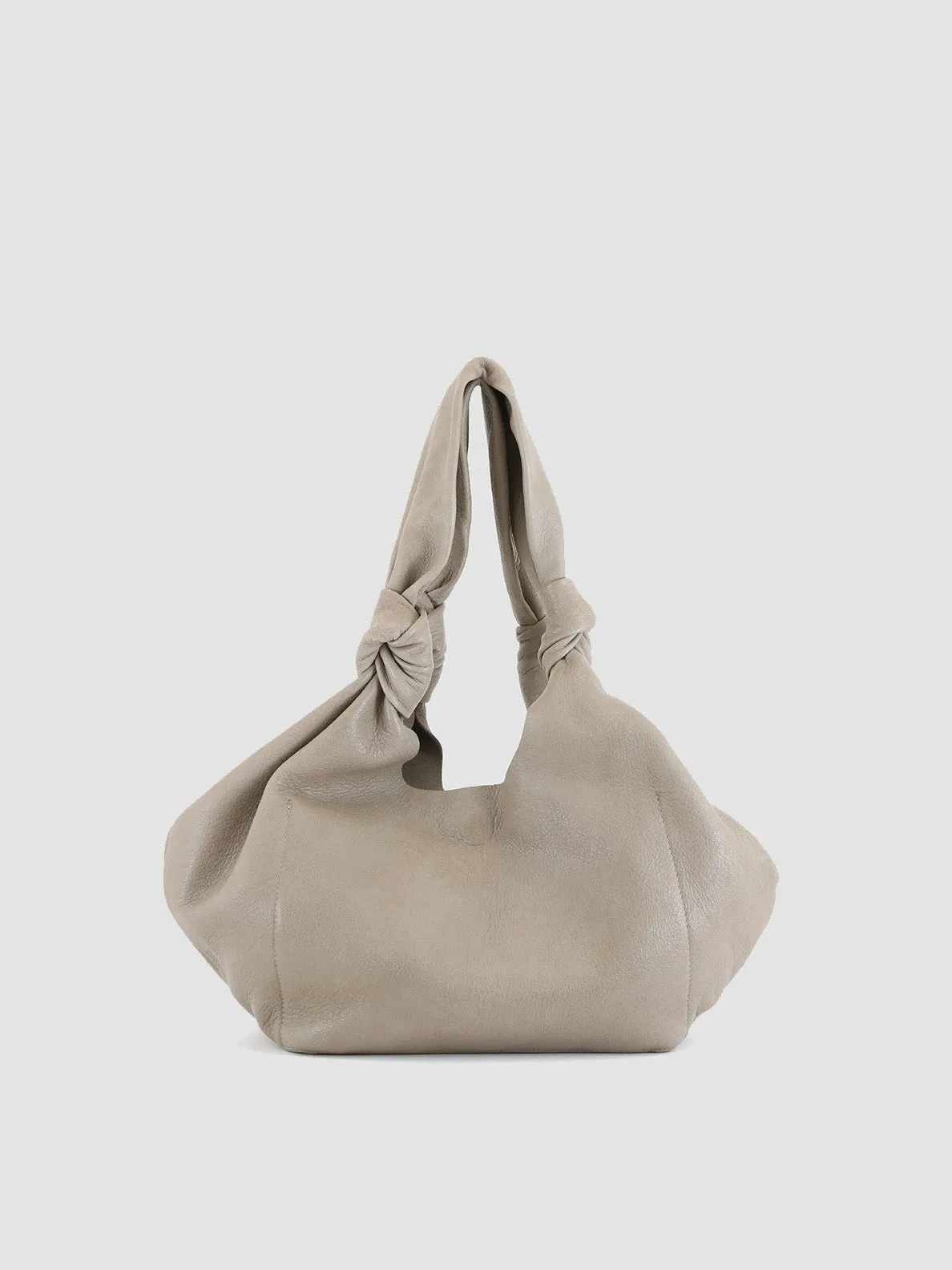 BOLINA 17 - Taupe Leather Shoulder Bag