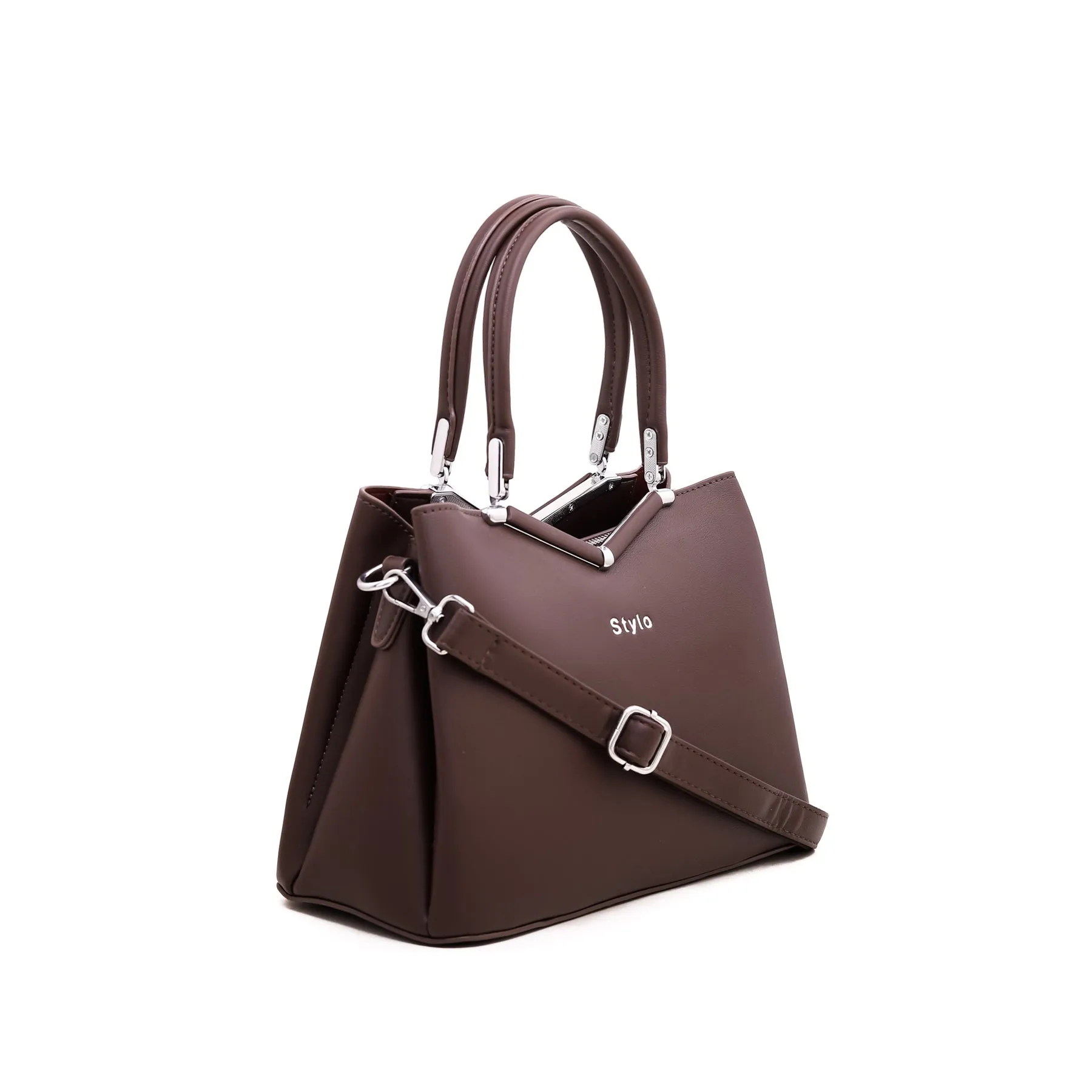 Brown Formal Hand Bag P35966