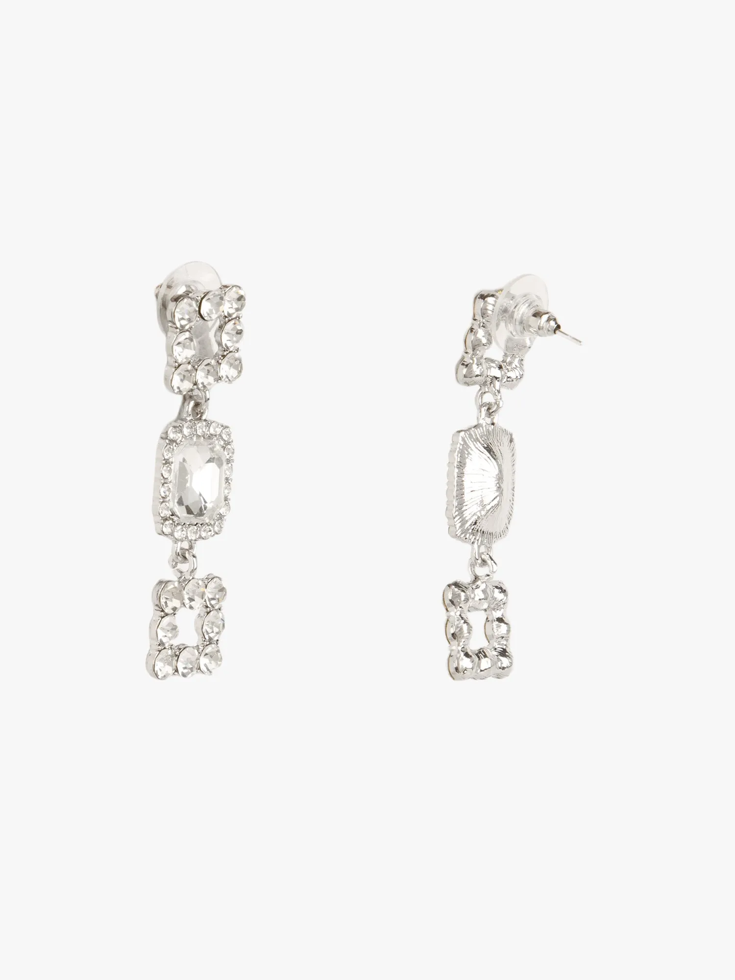 Chic Cascading Gem Earrings