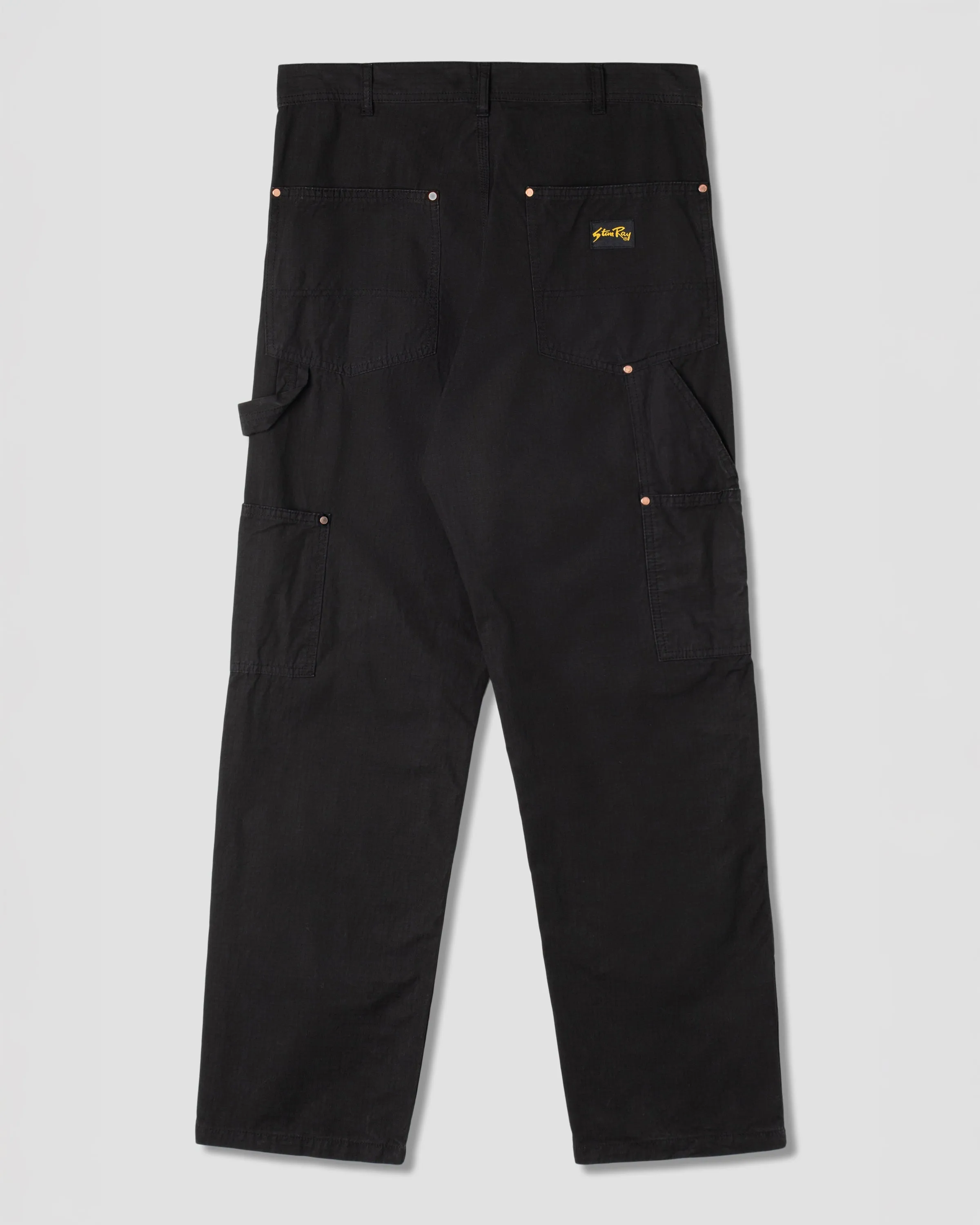 Double Knee Pant (Black Ripstop)