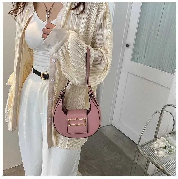 Dumpling Buckle Shoulder Bags