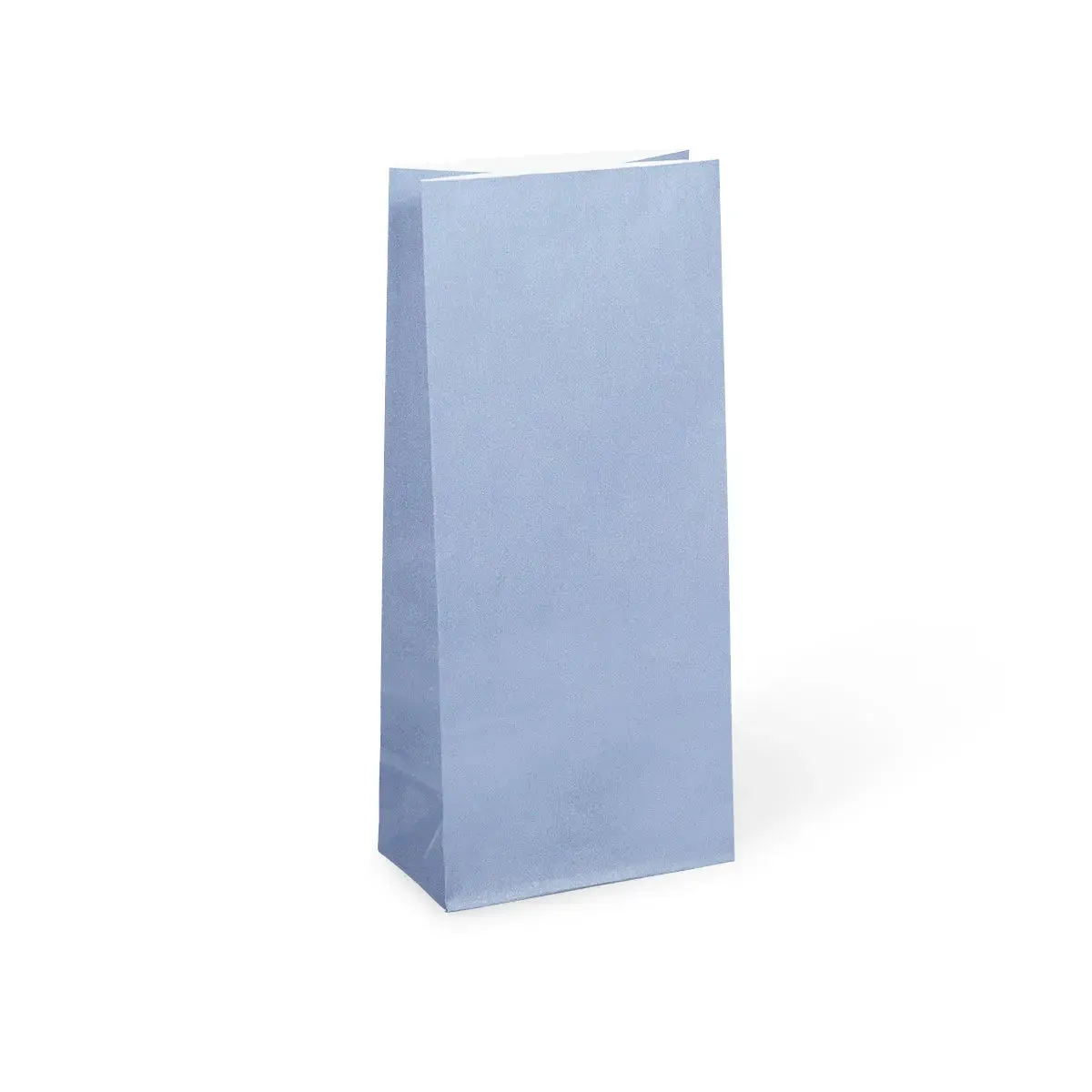 Earth Collection French Blue Paper Party Bags 22cm x 10cm - Packet of 12