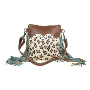 Earth prints Leather & Hairon Bag