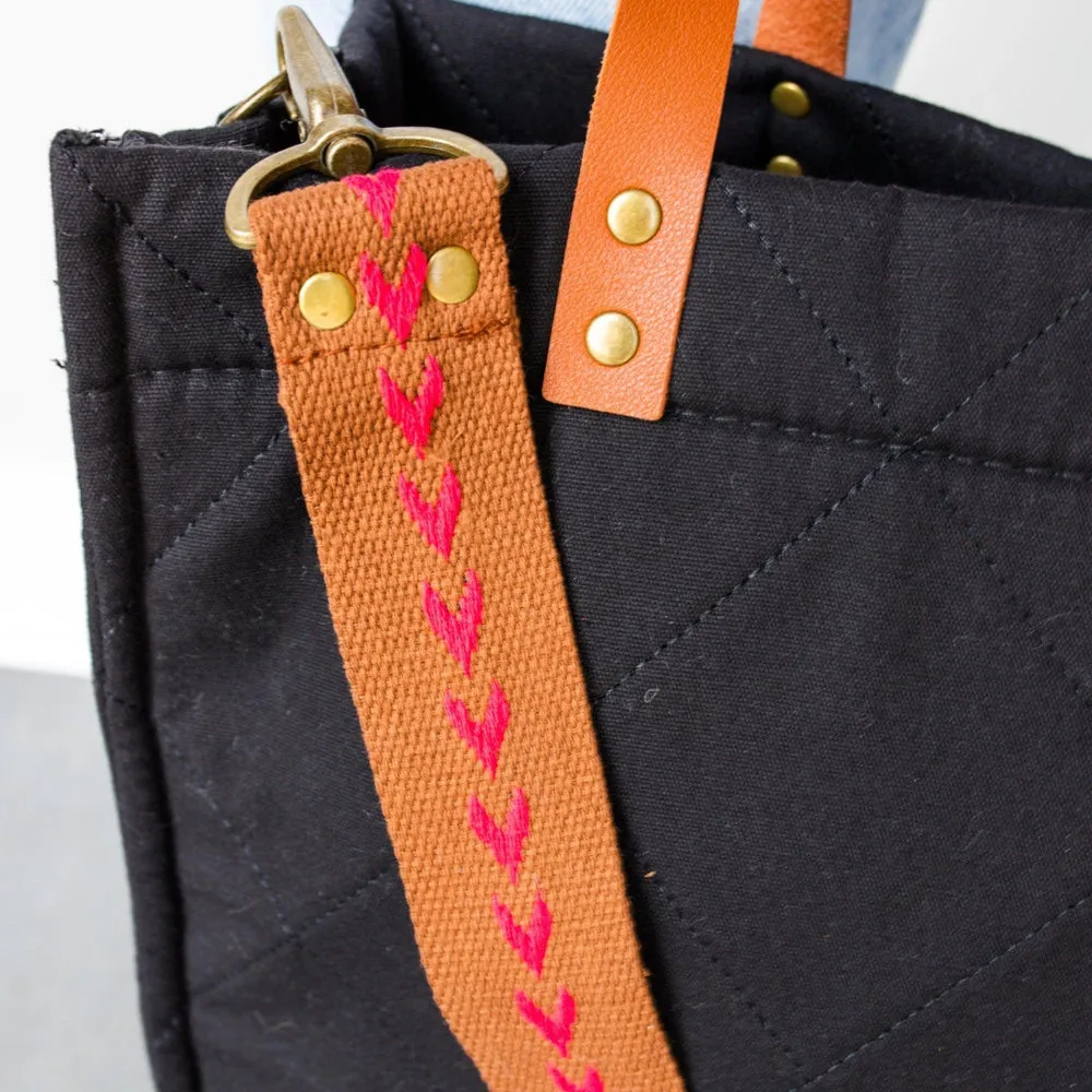 Follow Your Arrow Canvas Bag Strap (strap only)