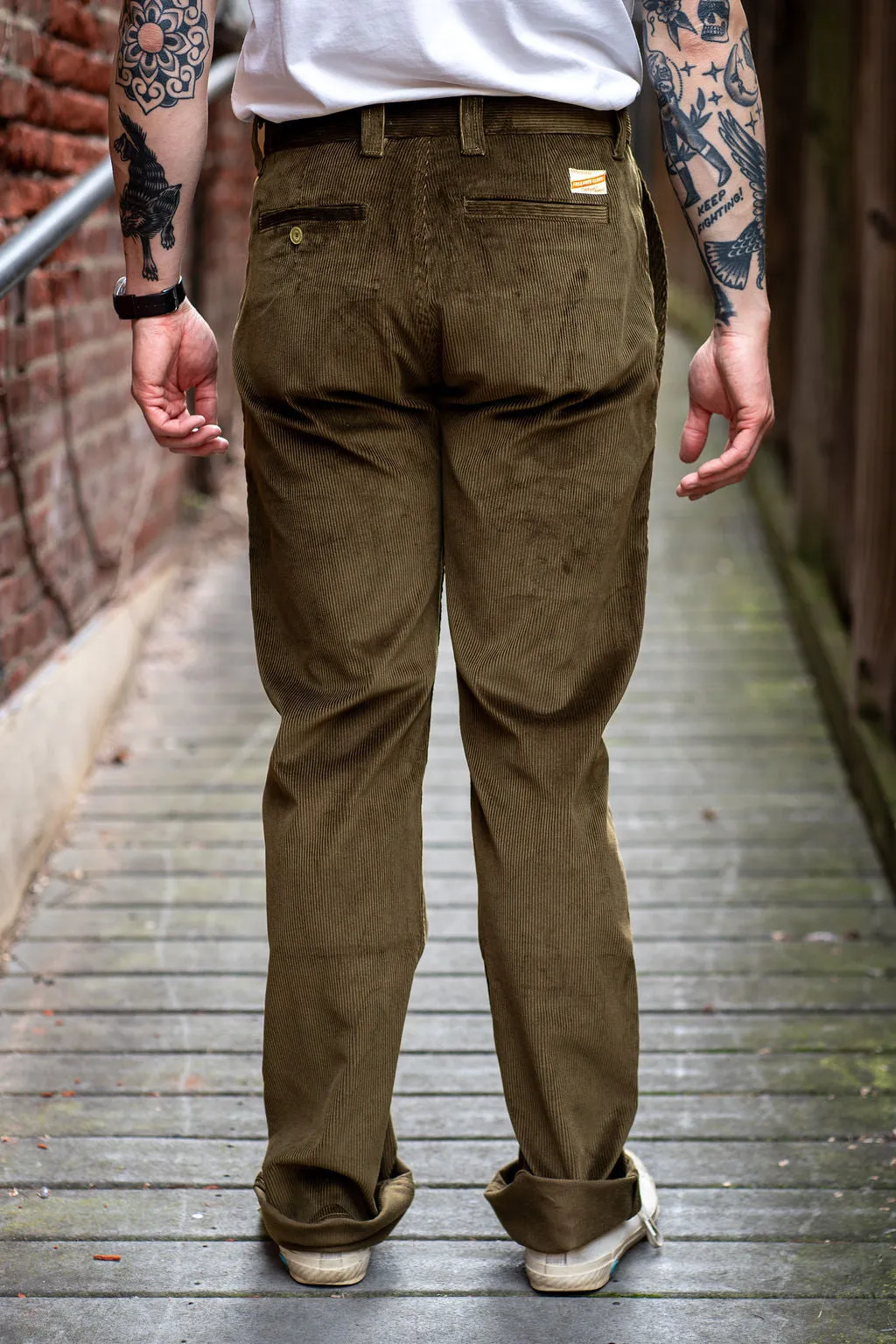 Freenote Cloth Deck Pant - Olive Cord