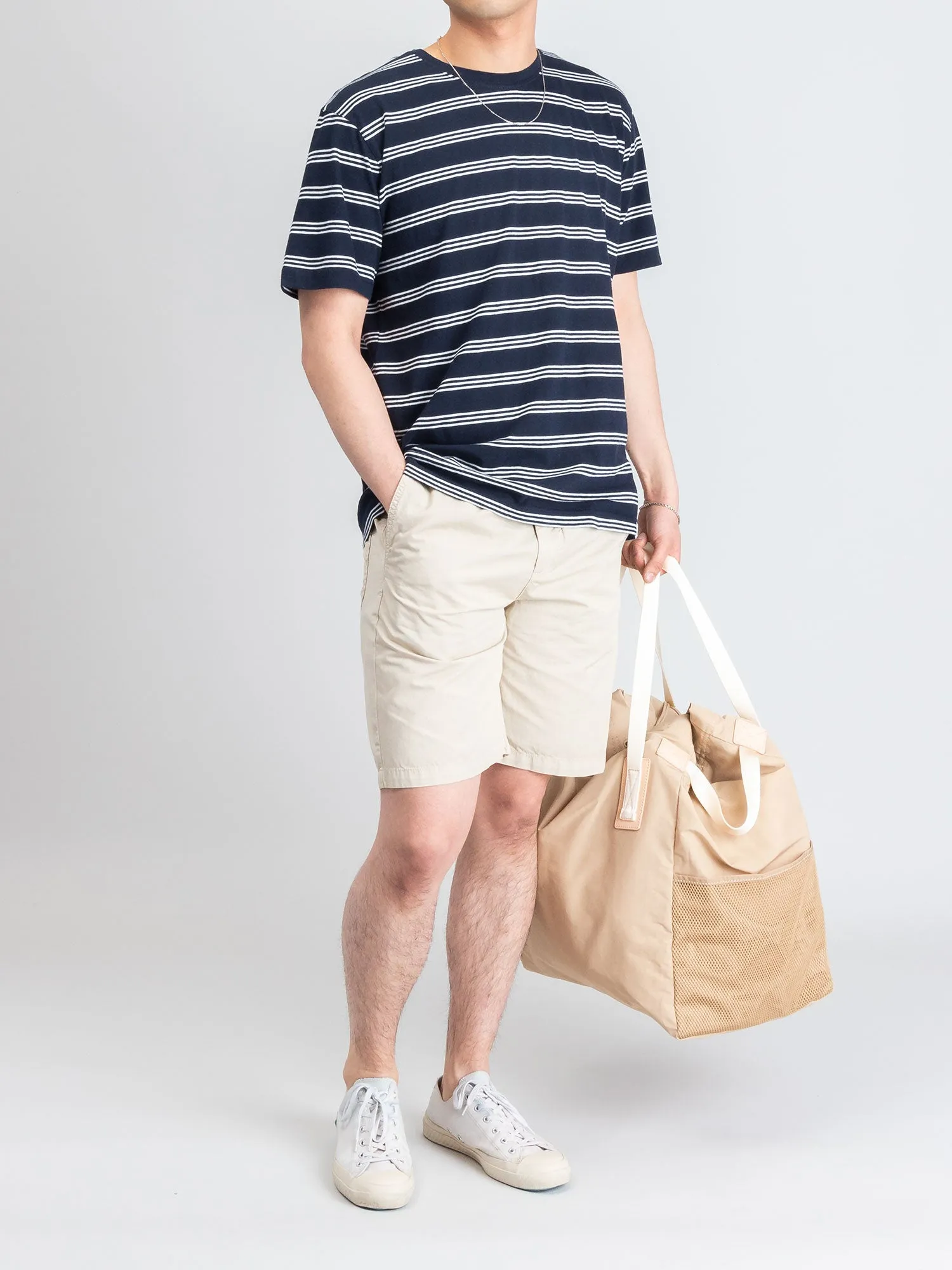 Functional Tote Bag in Beige