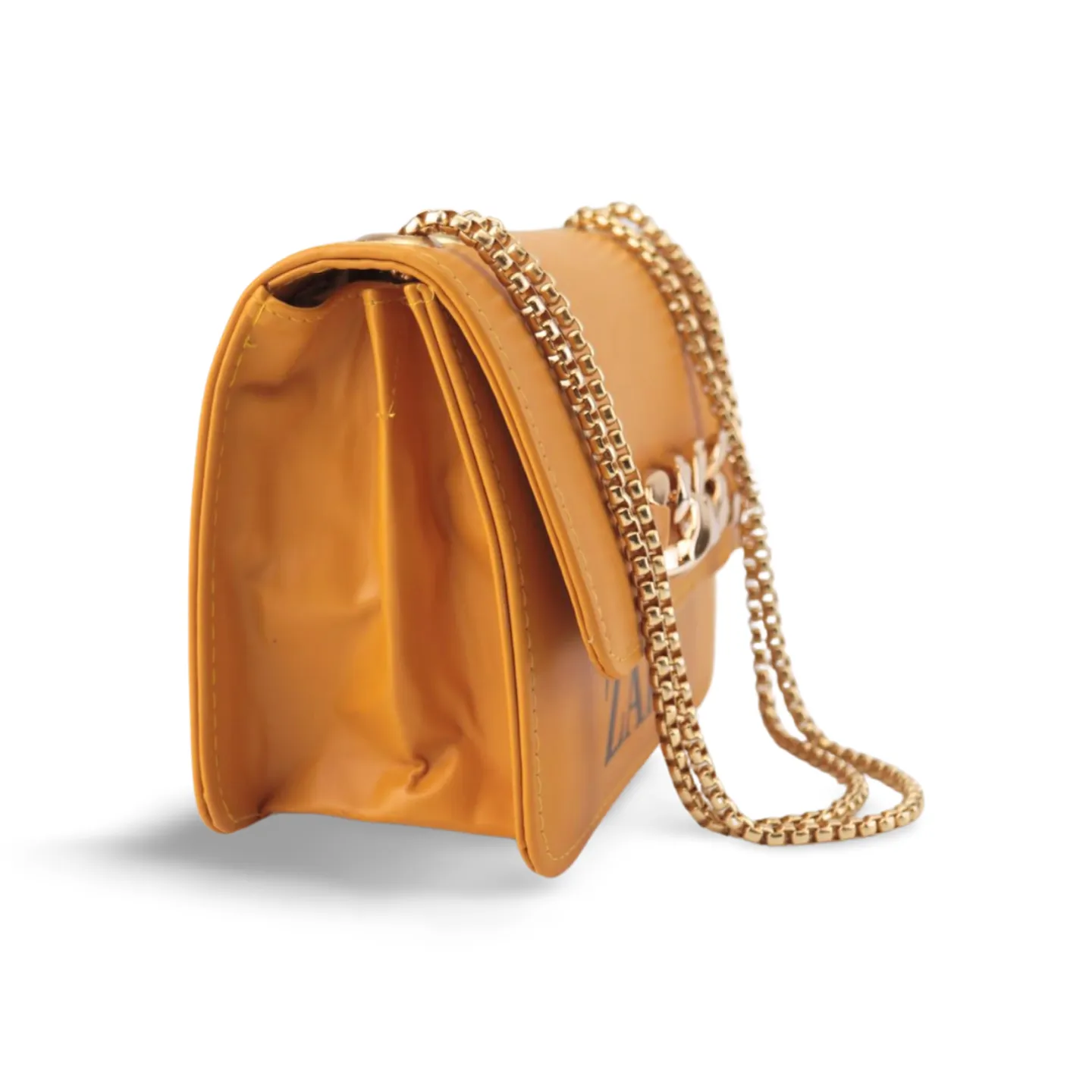 Gold Chain Shoulder Bag with Shoulder Chain - Stylish and Luxurious