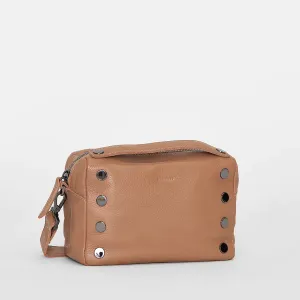 Hammitt Evan Crossbody in Biscotti with Gunmetal