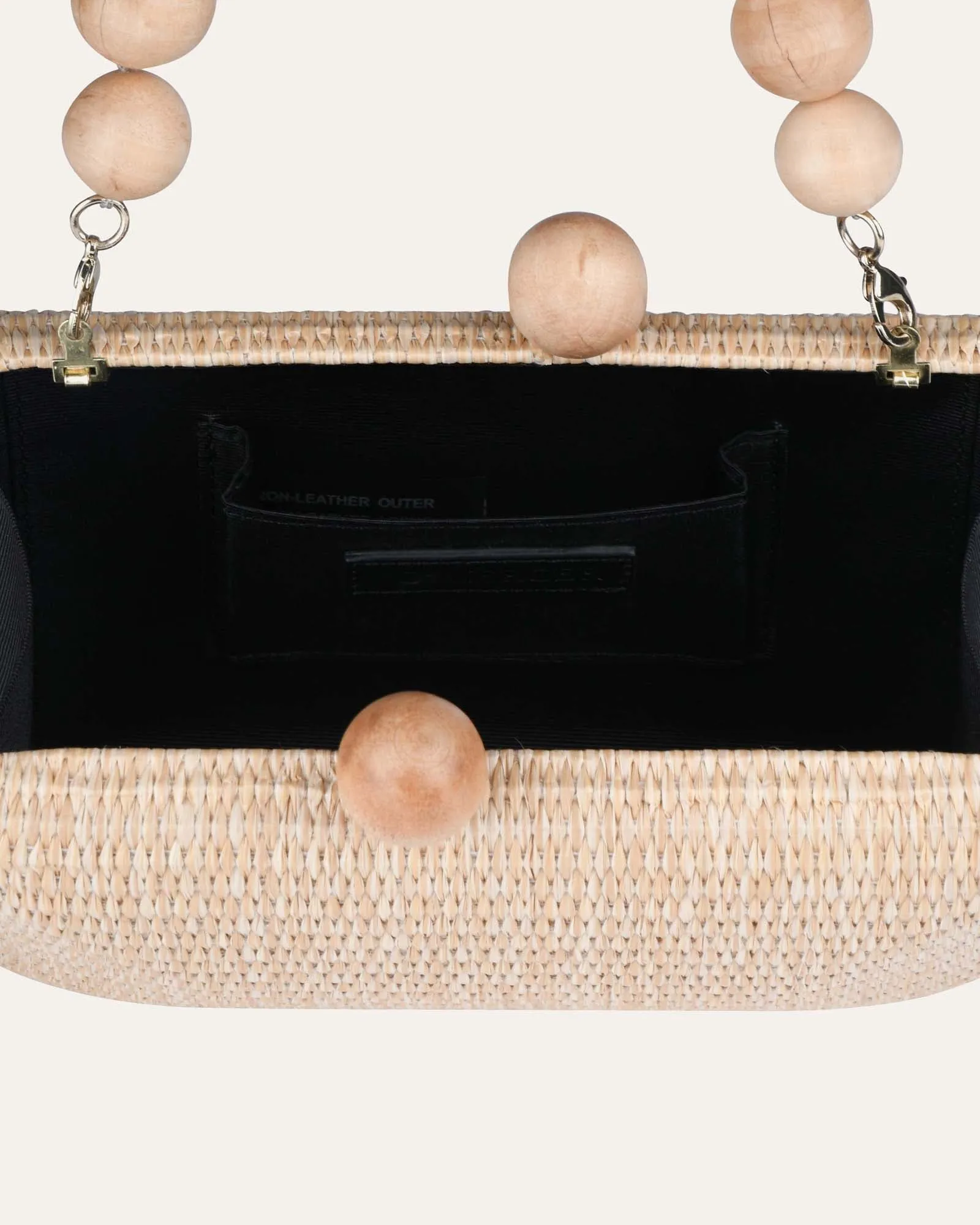 HARLING CLUTCH NATURAL RAFFIA