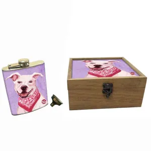 Hip Flask Gift Box -Cute Sweet Paws