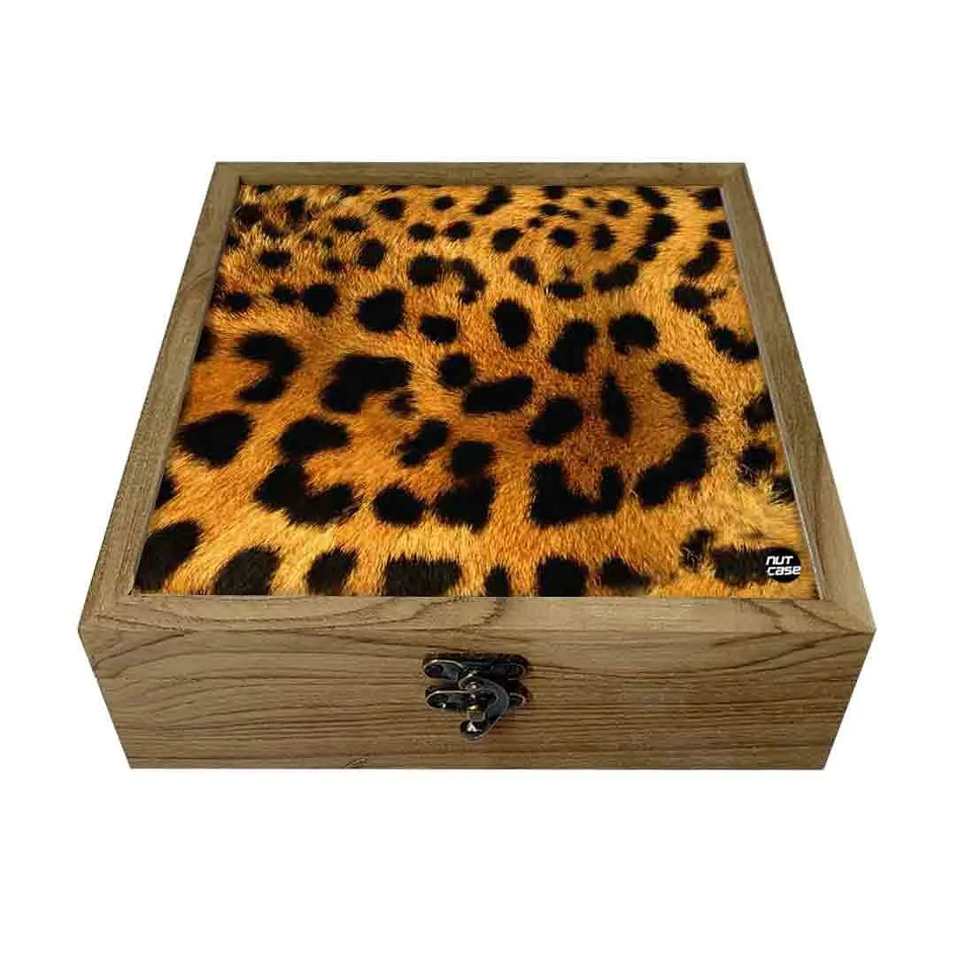 Hip Flask Gift Box -Leopard