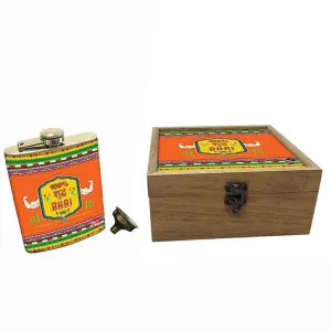 Hip Flask Gift Box -Rakhi Gifts -  Suddh Bhai