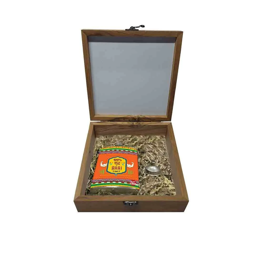 Hip Flask Gift Box -Rakhi Gifts -  Suddh Bhai