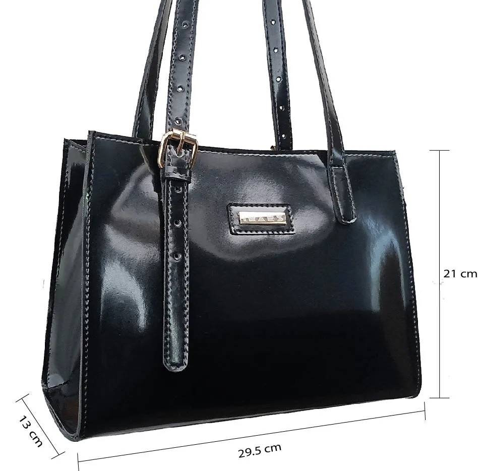 IMARS Stylish Handbag Black For Women & Girls (Shoulder Bag) Made With Faux Leather