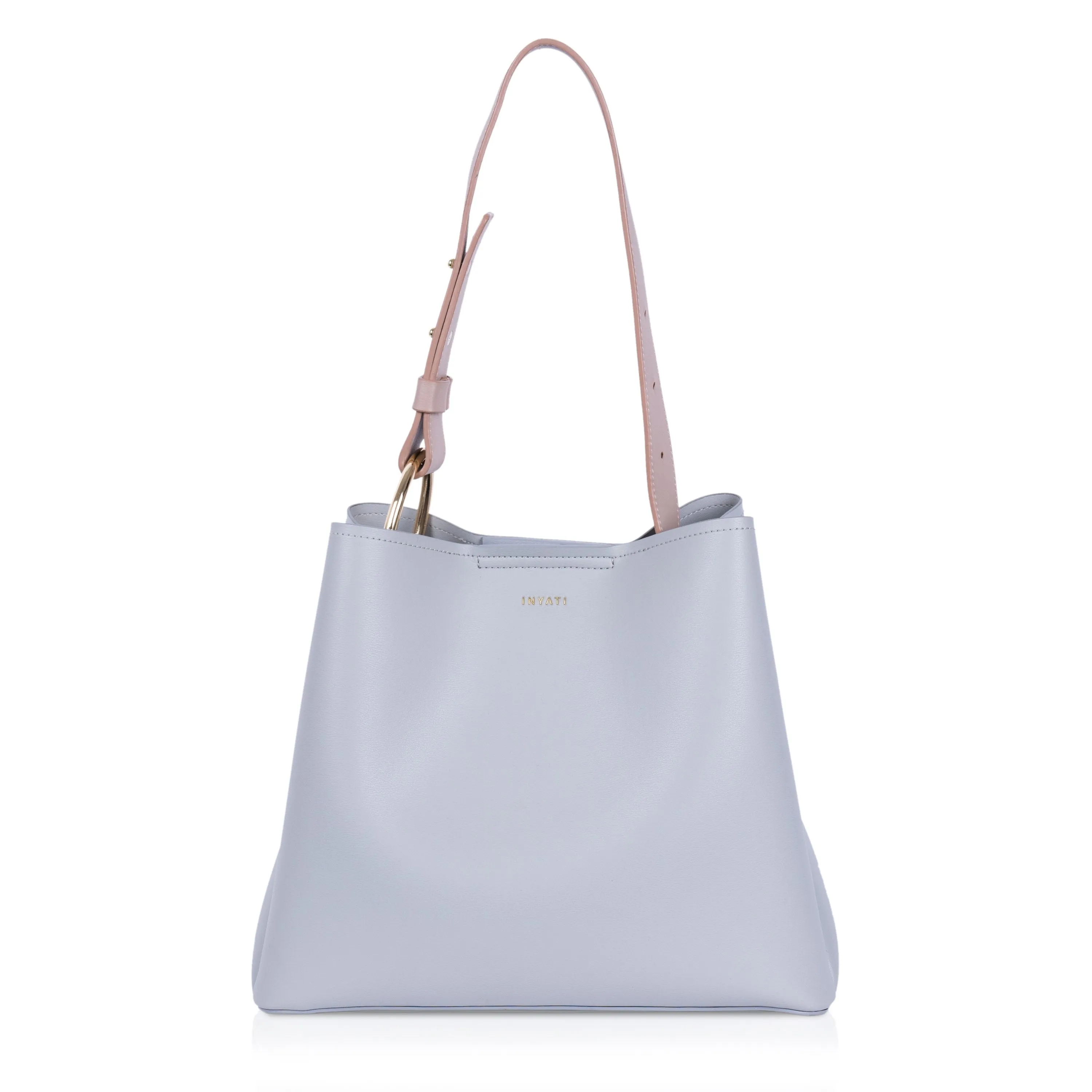 Jane Light Grey Vegan Tote Bag