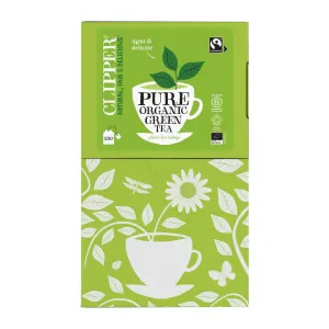 KA506 Clipper Fairtrade Organic Green Tea - Envelope, String & Tag (Pack of 250)