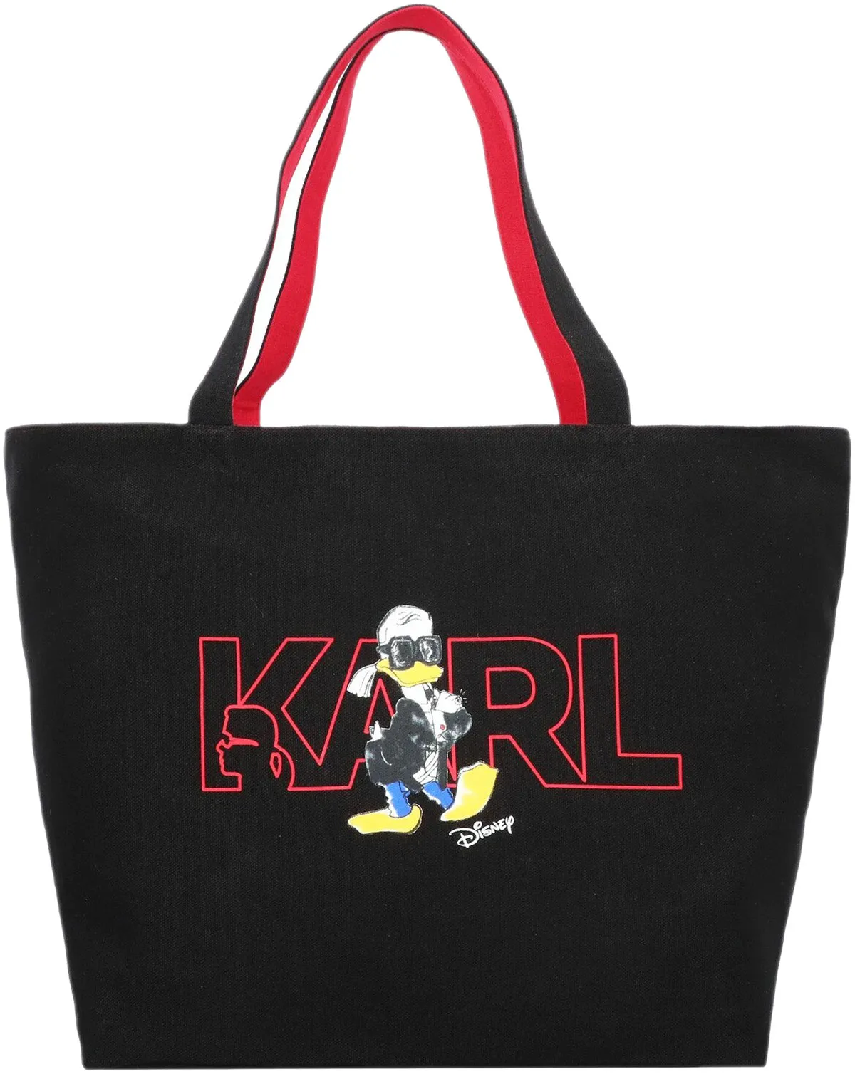 Karl Lagerfeld  X Disney Donald Duck In Red Black For Women