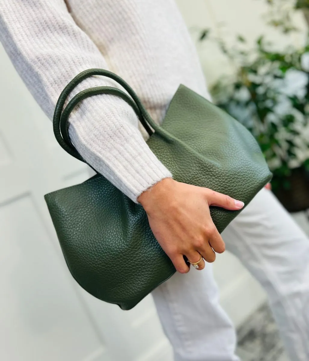 Khaki Green Multiway Grab Bag