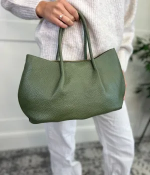 Khaki Green Multiway Grab Bag