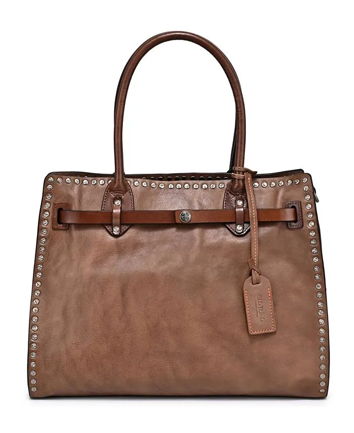 Leather bag-bag Westland OLD TREND, color Stone