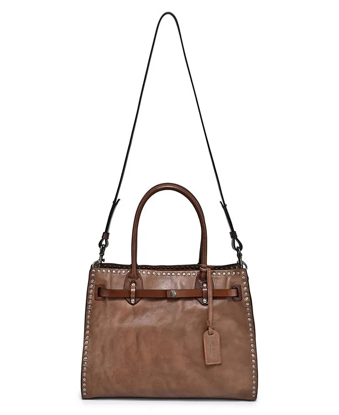 Leather bag-bag Westland OLD TREND, color Stone