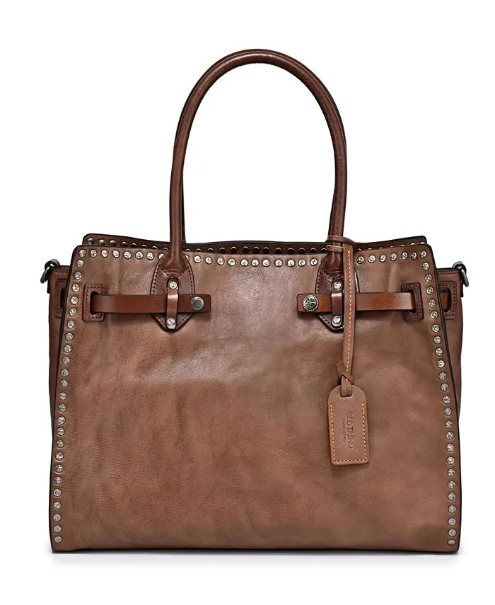 Leather bag-bag Westland OLD TREND, color Stone