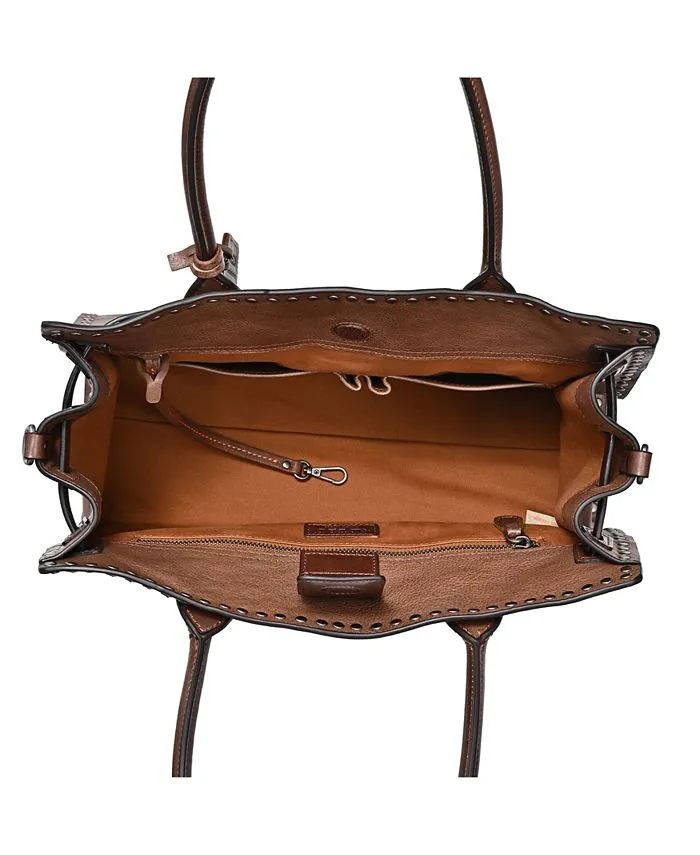 Leather bag-bag Westland OLD TREND, color Stone