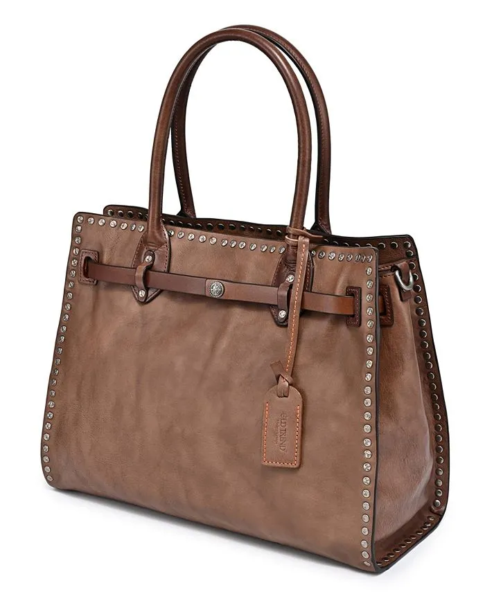 Leather bag-bag Westland OLD TREND, color Stone