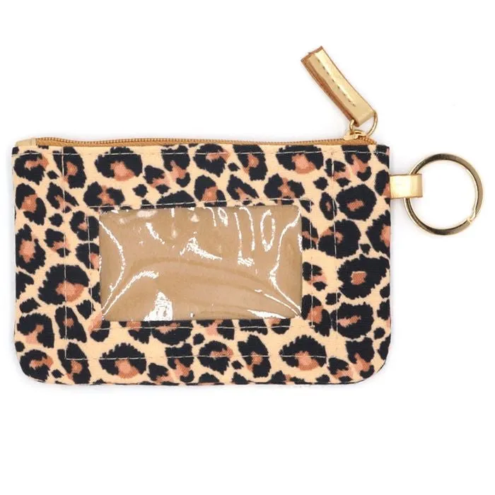 Leopard Print ID Wallet￼￼