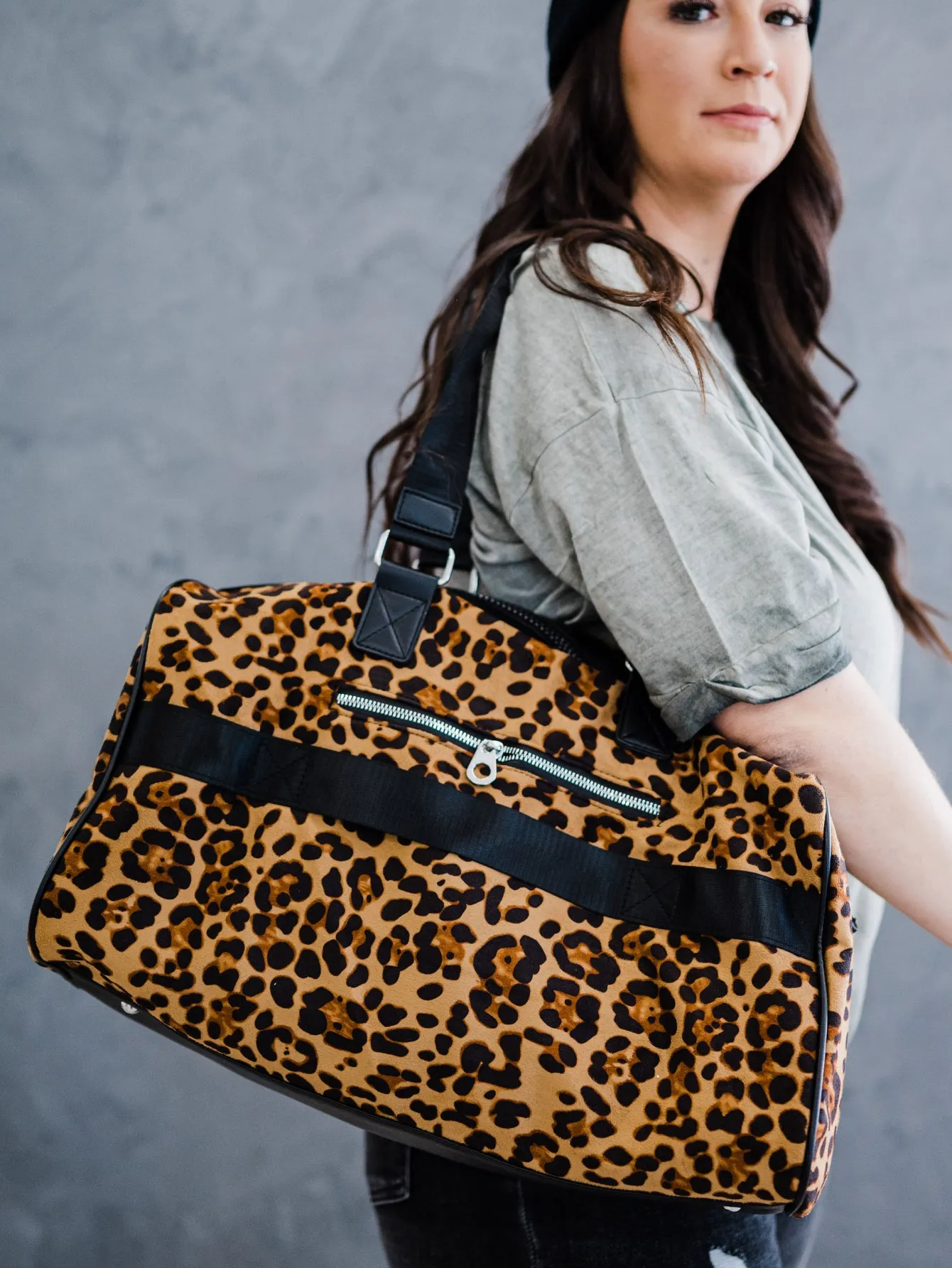 Leopard Print Shoulder Bag