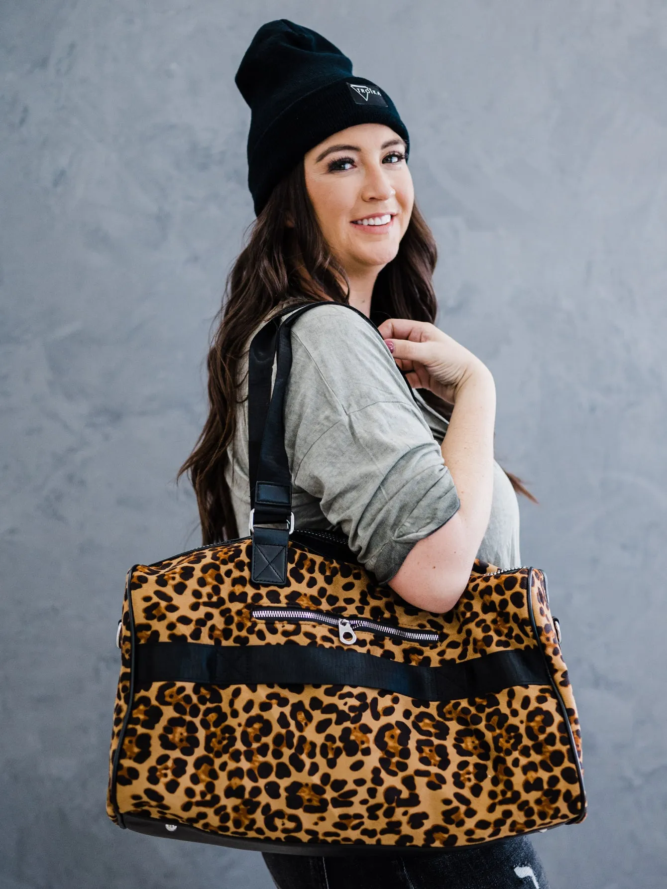 Leopard Print Shoulder Bag