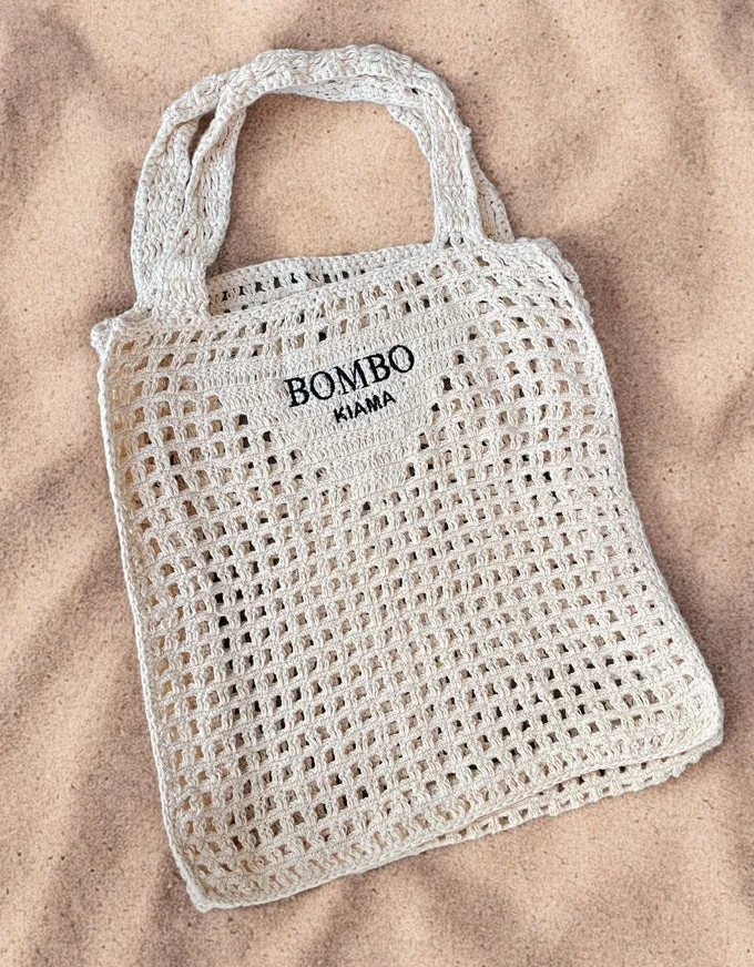 LIMITED EDITION Crochet Bombo Bag Natural