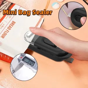 Multi-Functional Handheld Portable Food Storage Bag Sealer Bag Resealer Heat Sealer Battery Powered Kitchen Gadgets