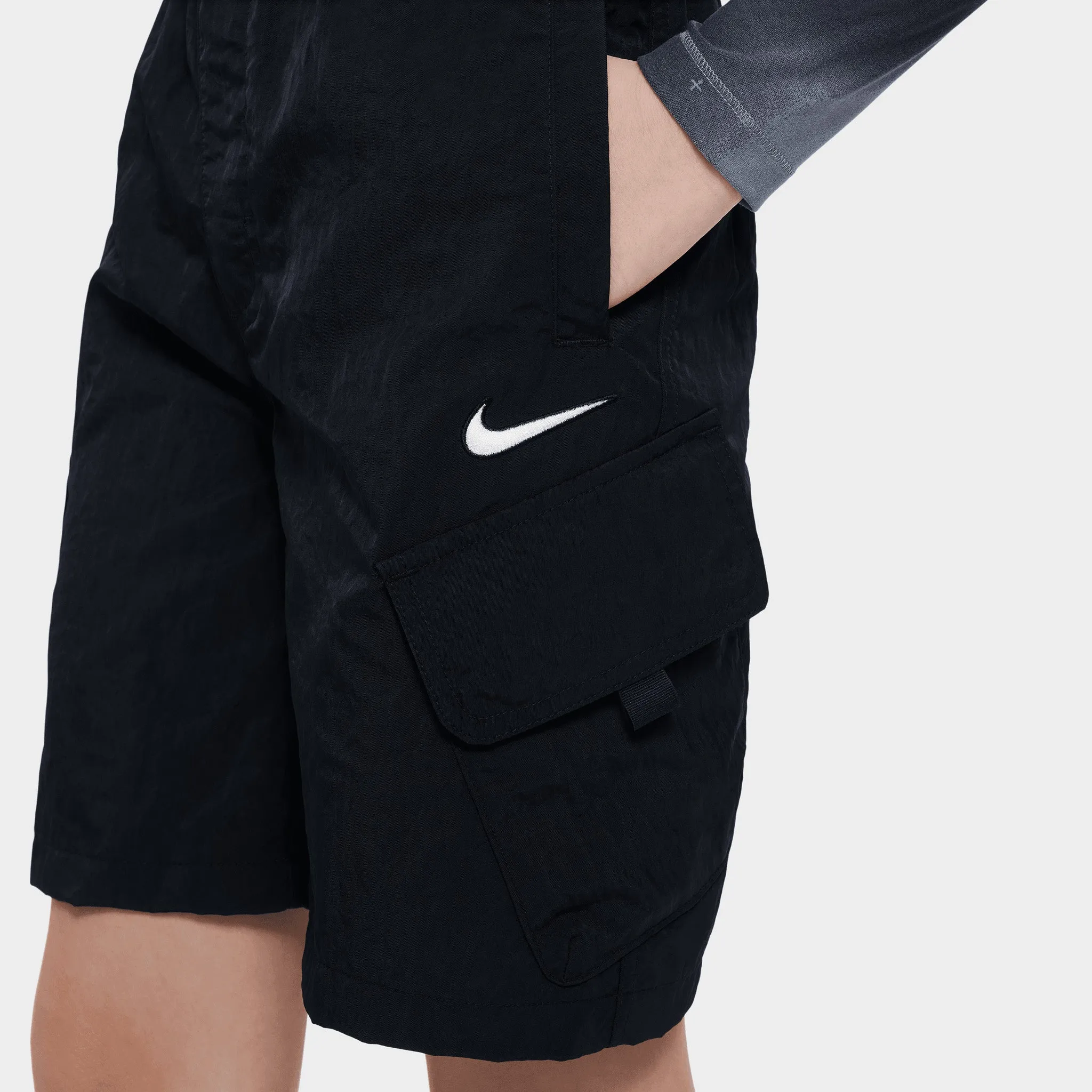 Nike Junior Boys' Outdoor Play Woven Cargo Shorts / Black