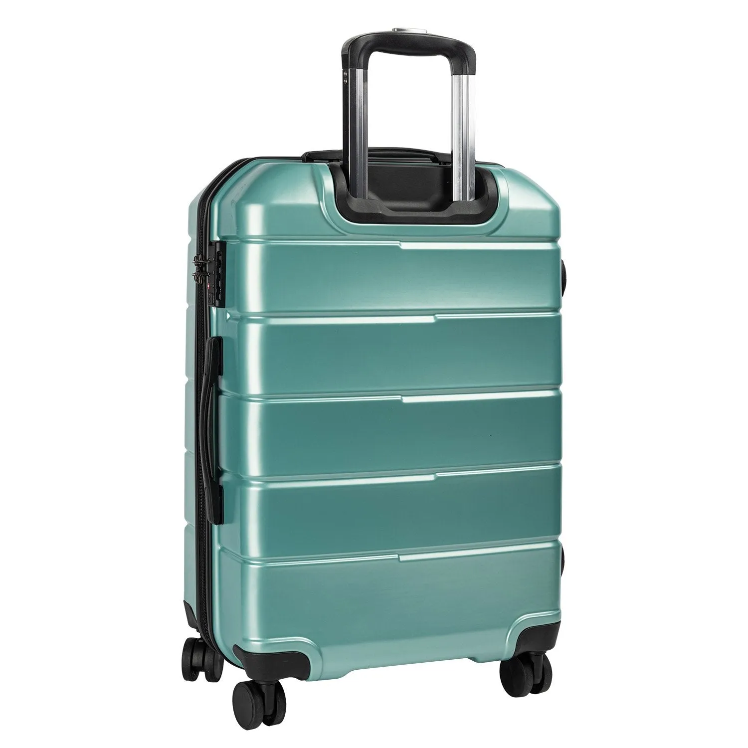 Olympus Artemis Hard Shell ABS PC Luggage Set in Electric Teal (3 Piece Set)