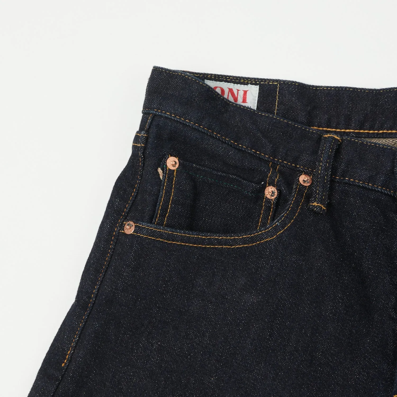 ONI 122S-BE 15oz Slim Tapered Stretch Jean - One Wash