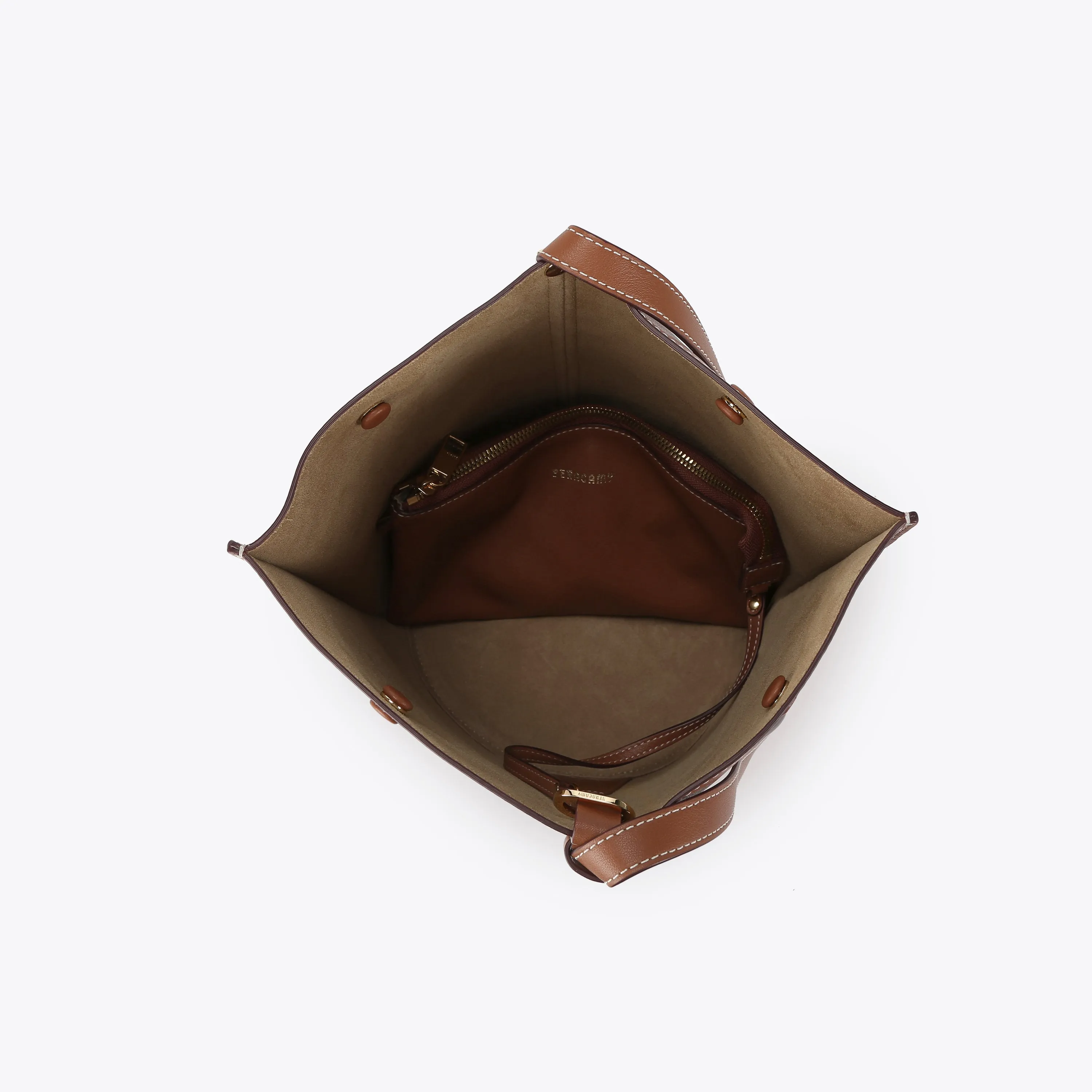 ORUKAMI Sac Seau Convertible à Mousqueton Plat - Caramel