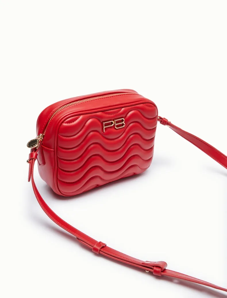 PennyBlack Quilted Camera Bag | Red