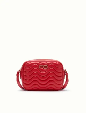 PennyBlack Quilted Camera Bag | Red