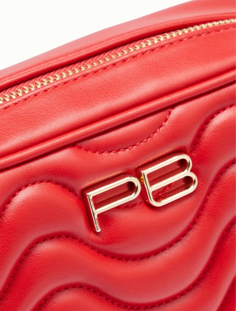 PennyBlack Quilted Camera Bag | Red