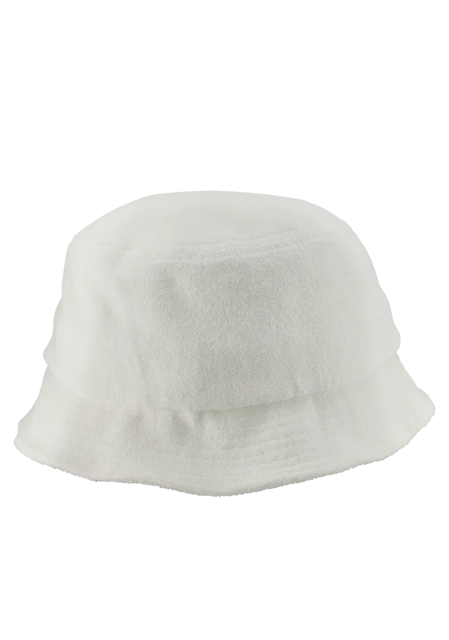 Portofino Terry Bucket - White