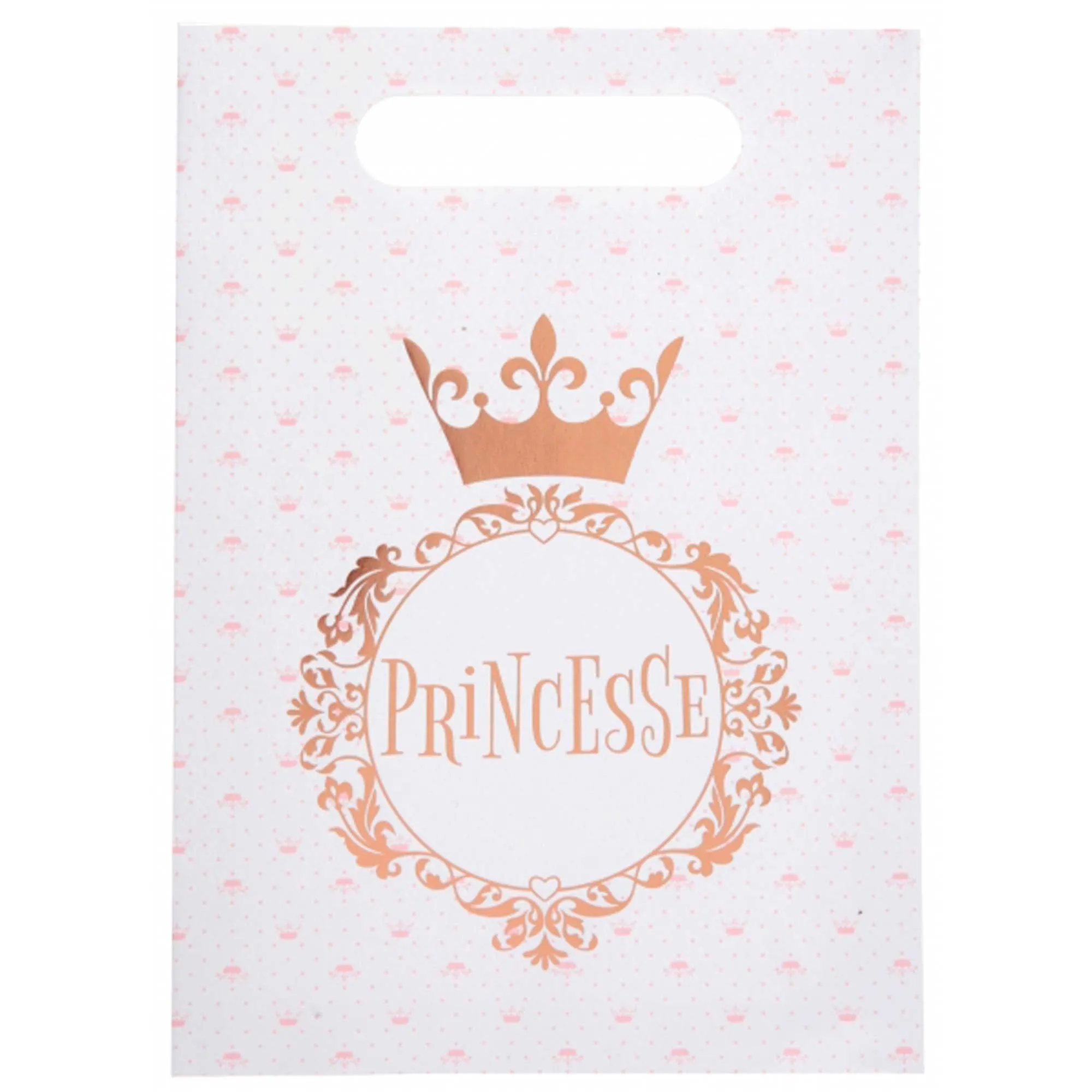 Princess Birthday Printed Favour Bags, 10 Count